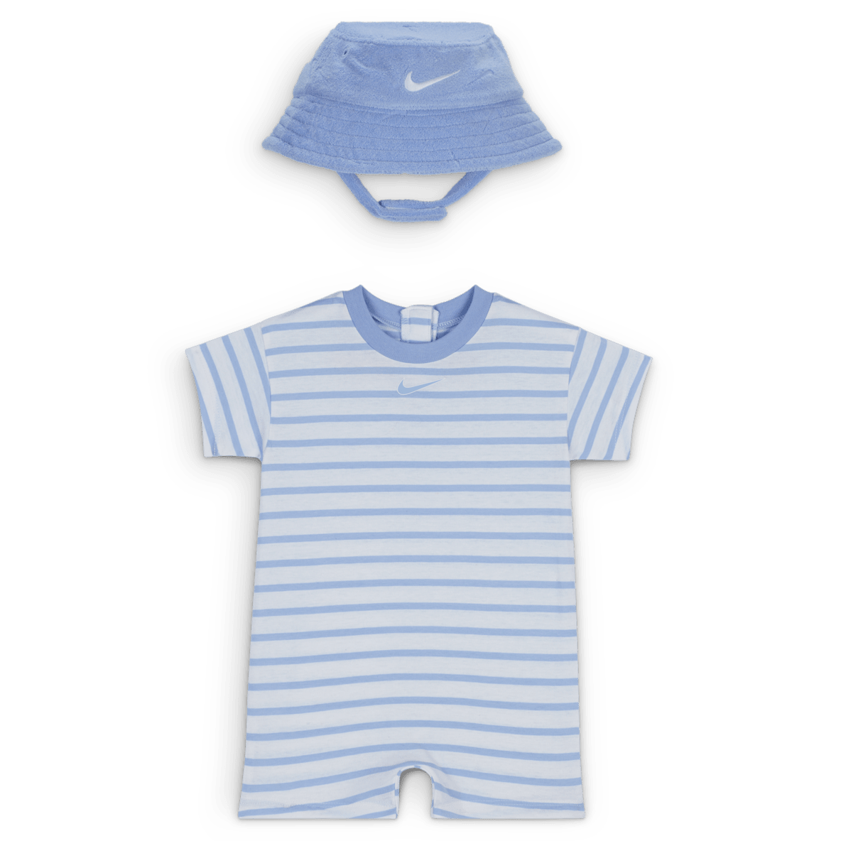 Nike Nike Baby Short Sleeve Romper with Bucket Hat