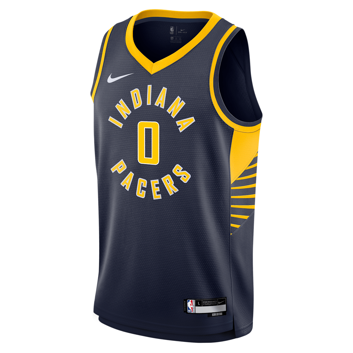 Tyrese Haliburton Indiana Pacers 2024/25 Icon Edition Tyrese Haliburton Indiana Pacers 2024/25 Icon Edition Jersey Nike de la NBA Swingman para niños talla grande