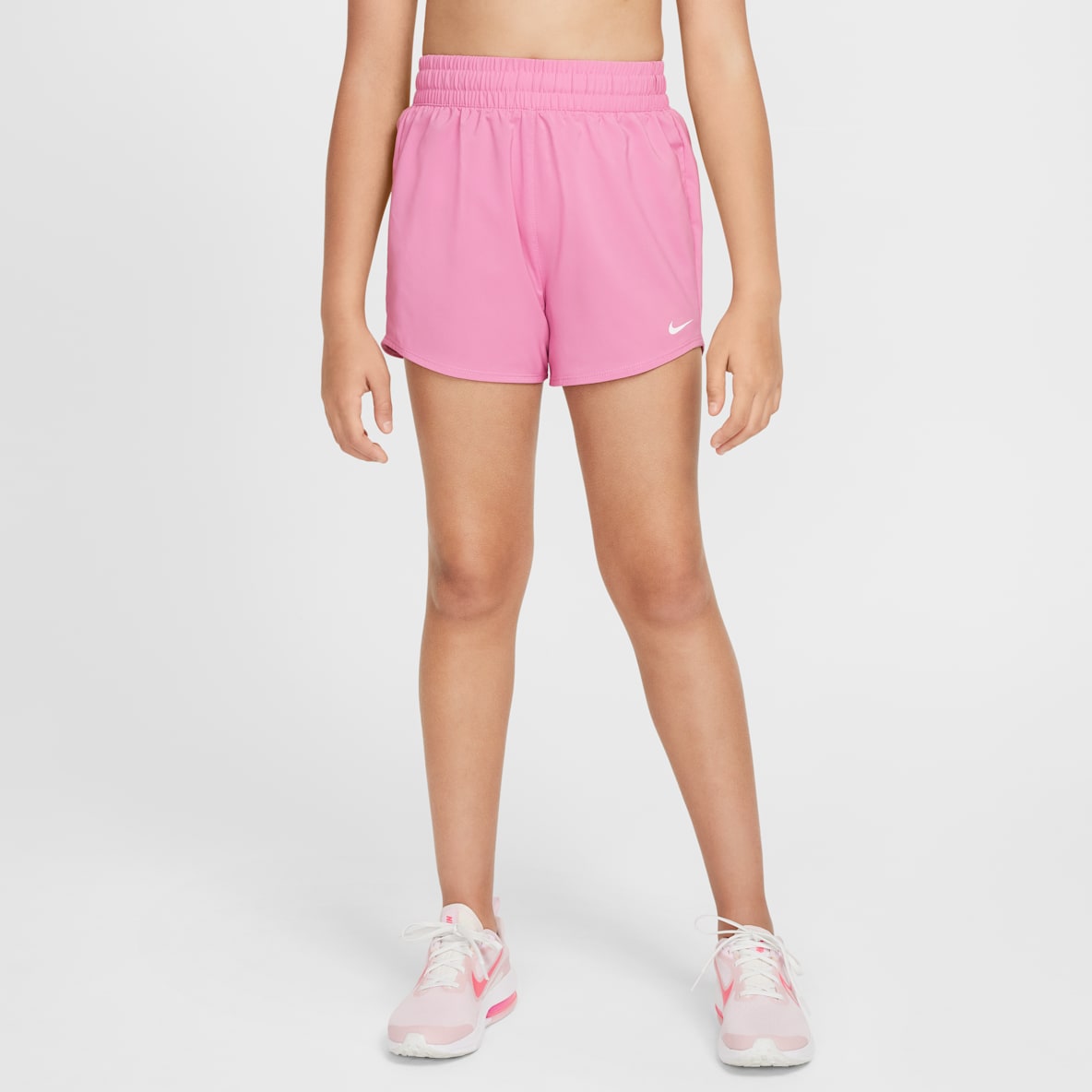 Nike One Nike One Shorts de entrenamiento de tejido Woven Dri-FIT de tiro alto para niña talla grande