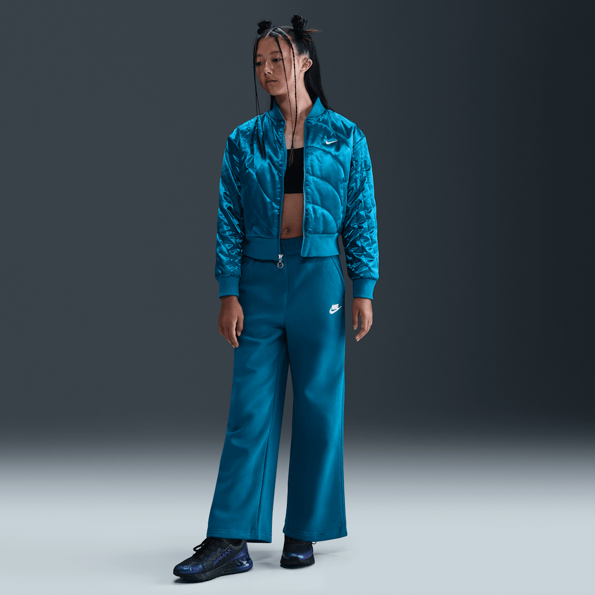 Nike Sportswear Club Fleece Girls' Wide-Leg Pants