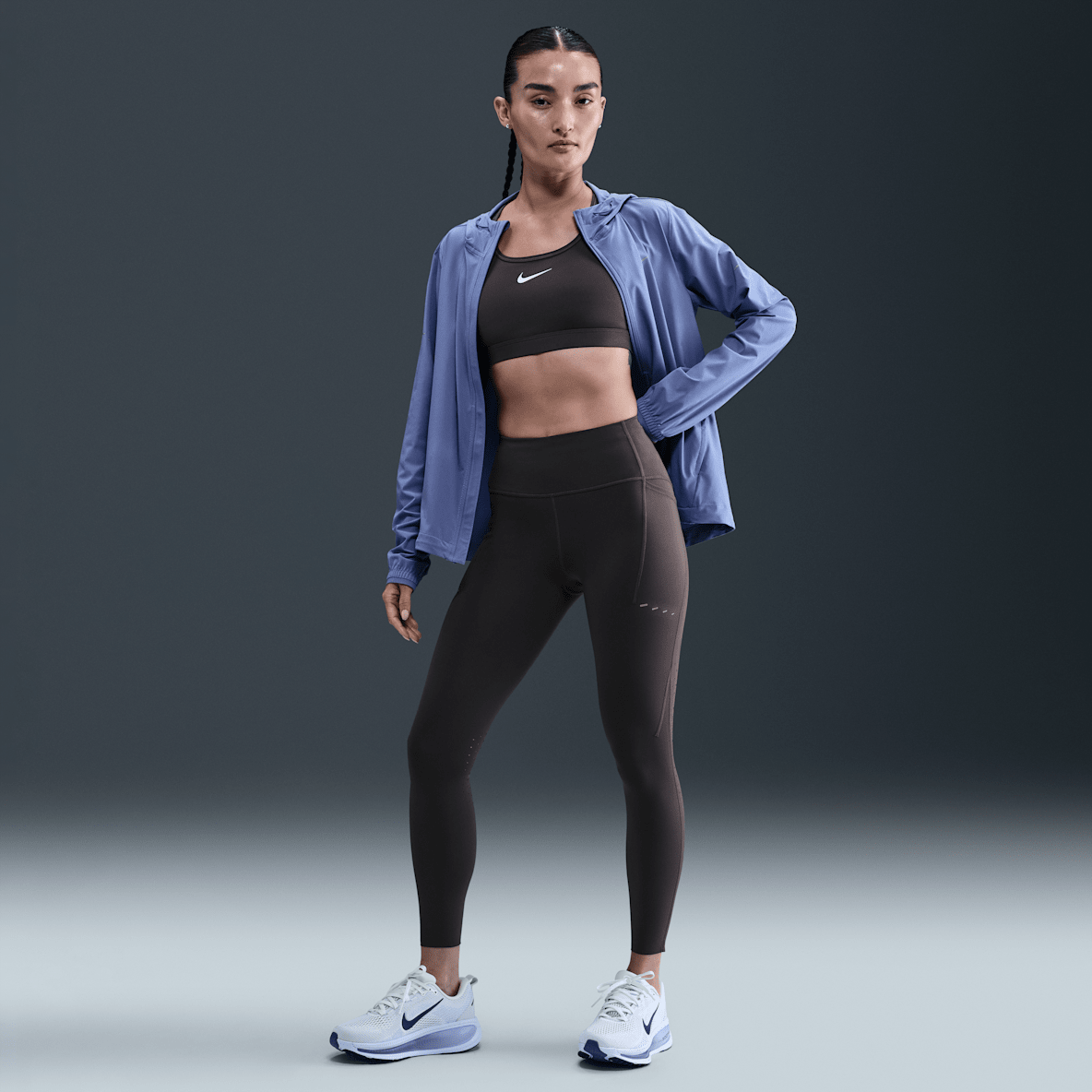 Nike Swift Nike Swift 女款高腰附口袋九分跑步內搭褲