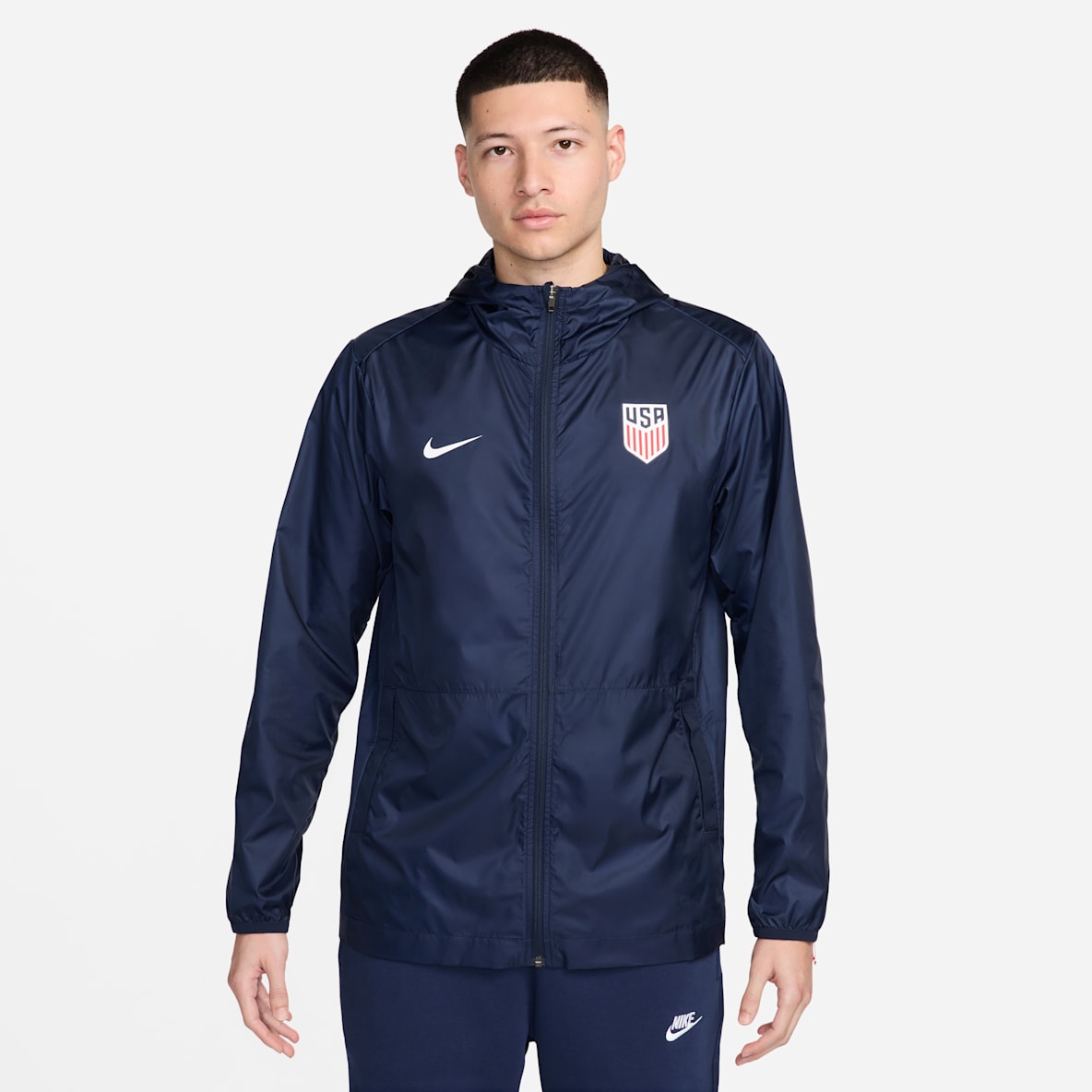 USMNT Academy Pro USMNT Academy Pro Men's Nike Soccer Hooded Rain Jacket