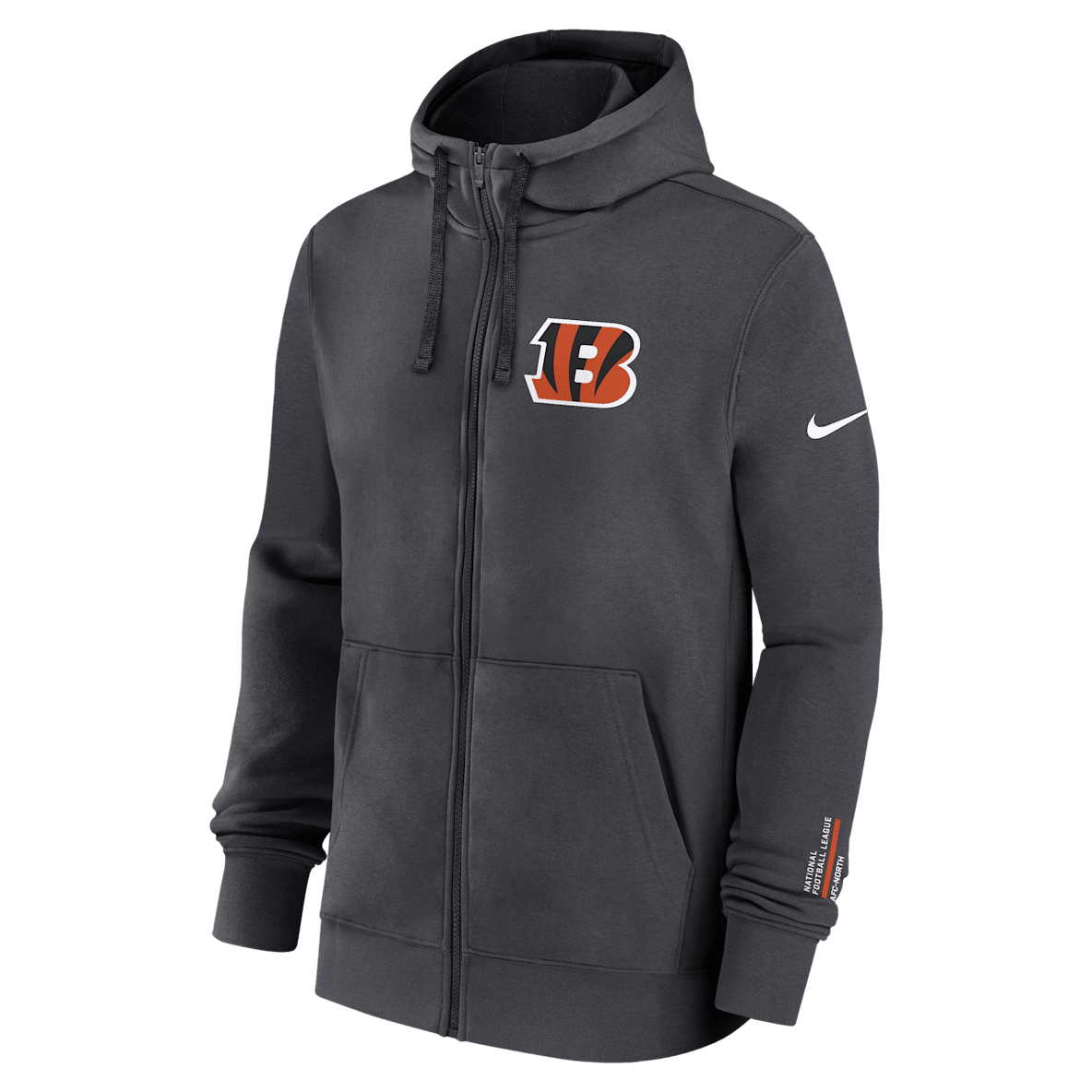 Cincinnati Bengals Playbook Page Club Cincinnati Bengals Playbook Page Club Men's Nike NFL Full-Zip Hoodie