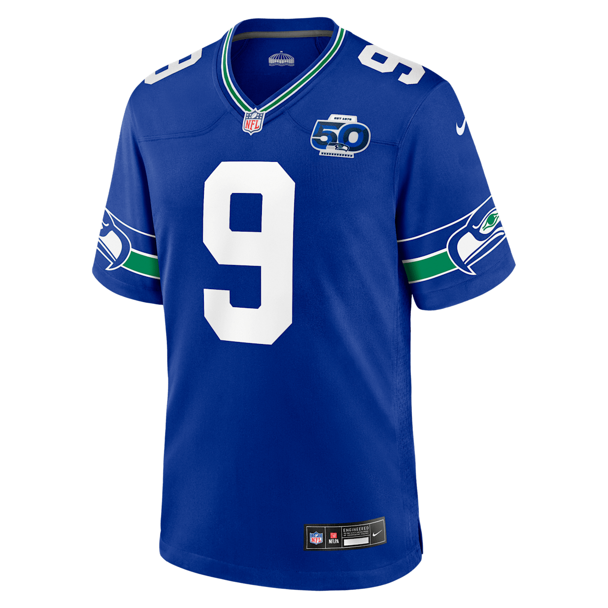Kenneth Walker III Seattle Seahawks 50th Anniversary Jersey Nike de la NFL Game para hombre
