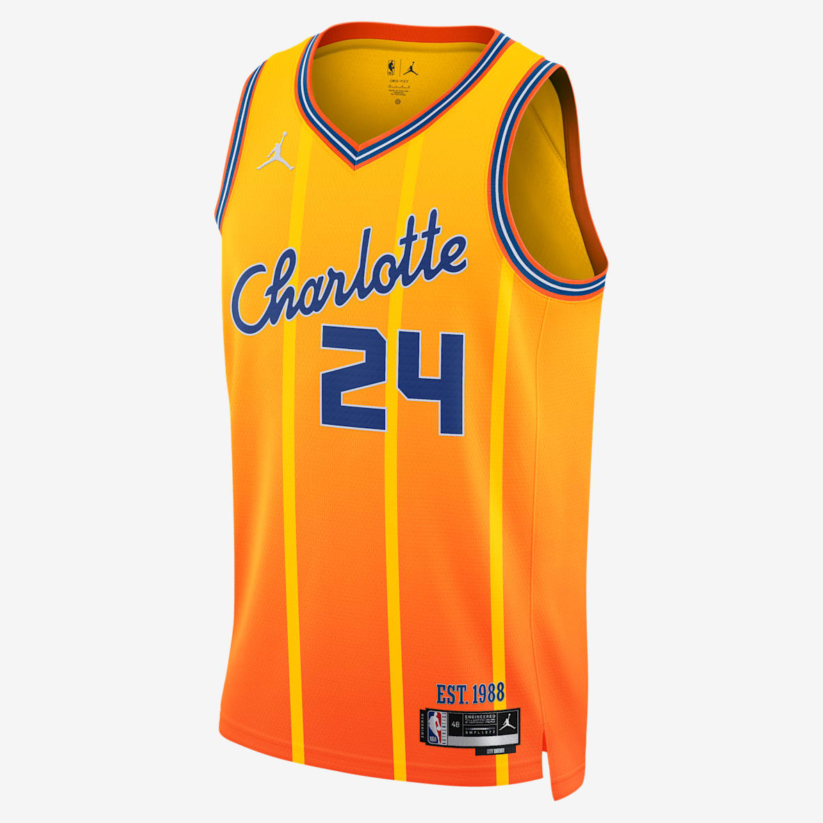 Brandon Miller Charlotte Hornets City Edition Brandon Miller Charlotte Hornets City Edition Men's Nike NBA Swingman Jersey