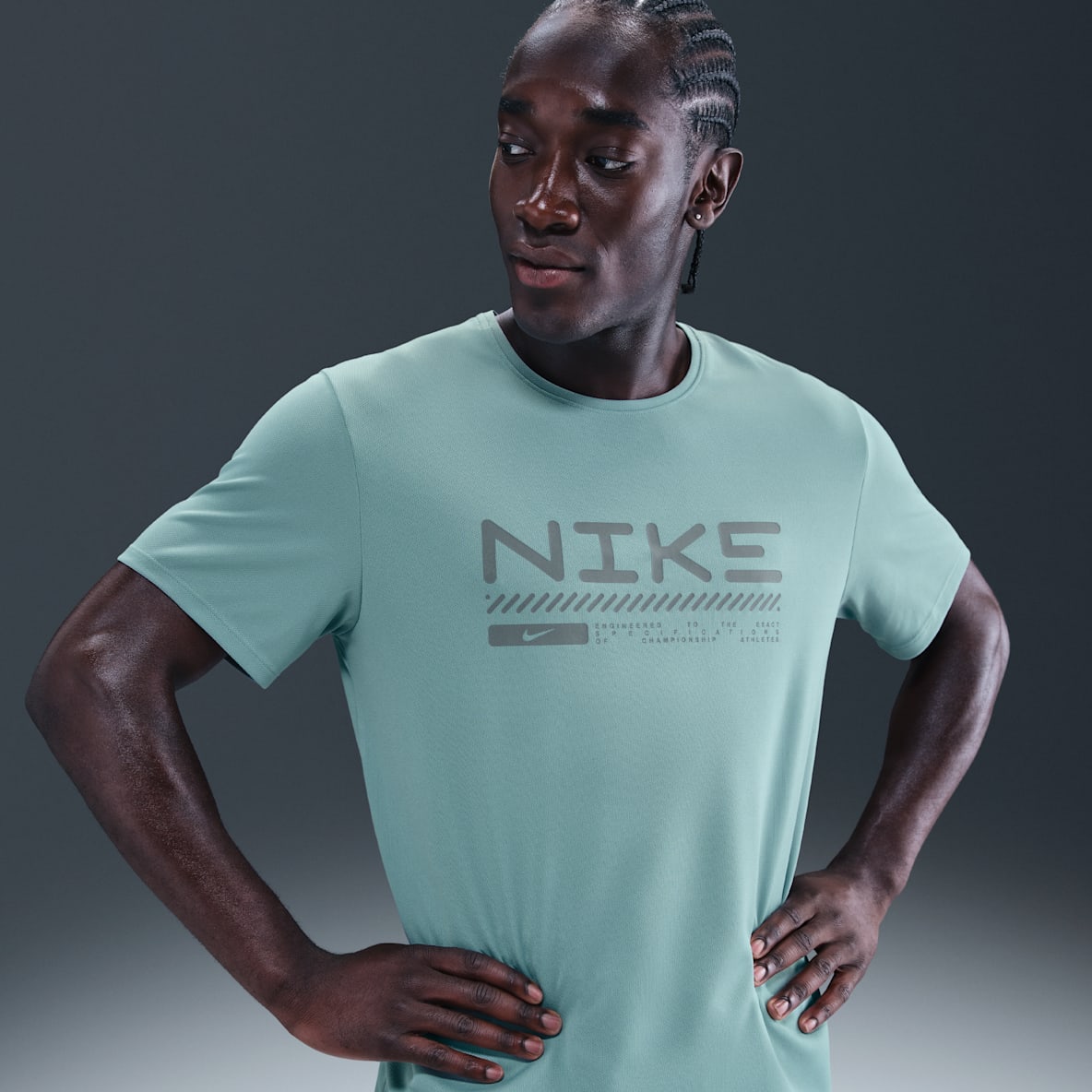 Nike Miler Men's Winterized Short-Sleeve Running Top