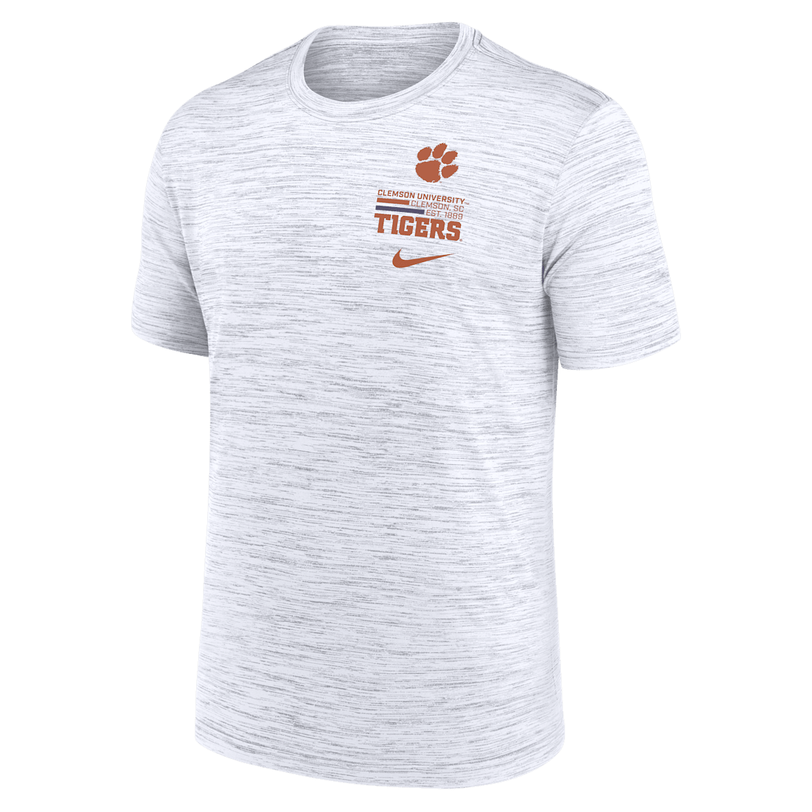 Clemson Campus Chest Stack Velocity Men's Nike Dri-FIT College T-Shirt