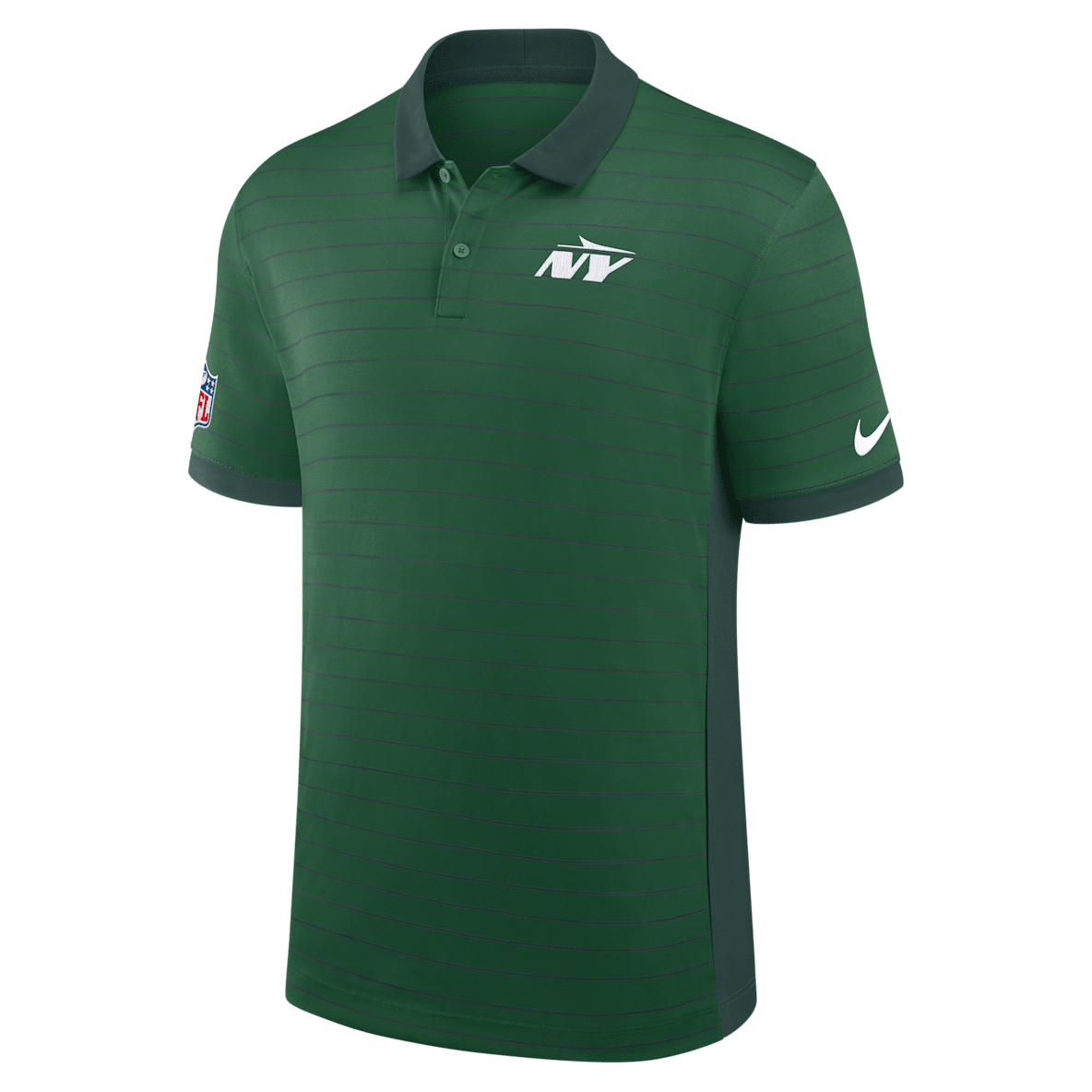 New York Jets Sideline Victory Stripe New York Jets Sideline Victory Stripe Men's Nike Dri-FIT NFL Polo
