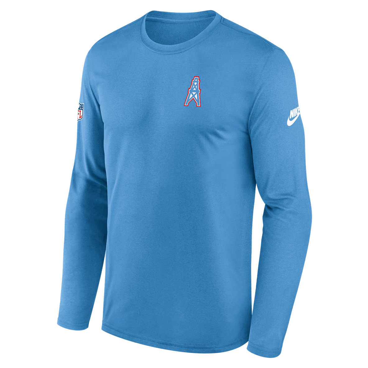 Tennessee Titans Alt Legend Small Logo Men's Nike Dri-FIT NFL Long-Sleeve T-Shirt