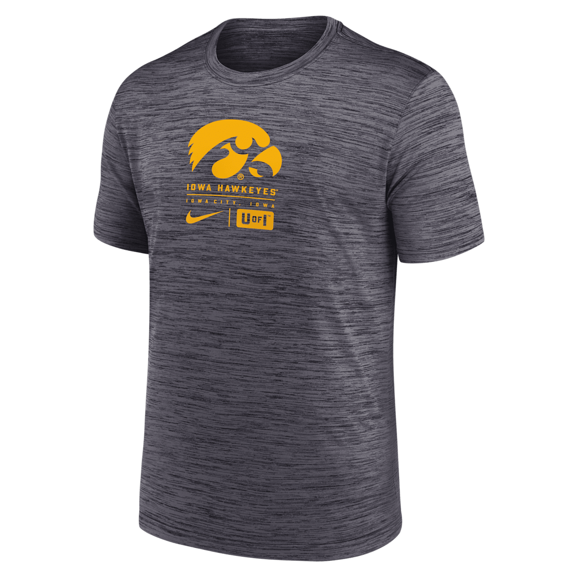 Iowa Hawkeyes Campus Center Block Velocity Iowa Hawkeyes Campus Center Block Velocity Men's Nike Dri-FIT College T-Shirt