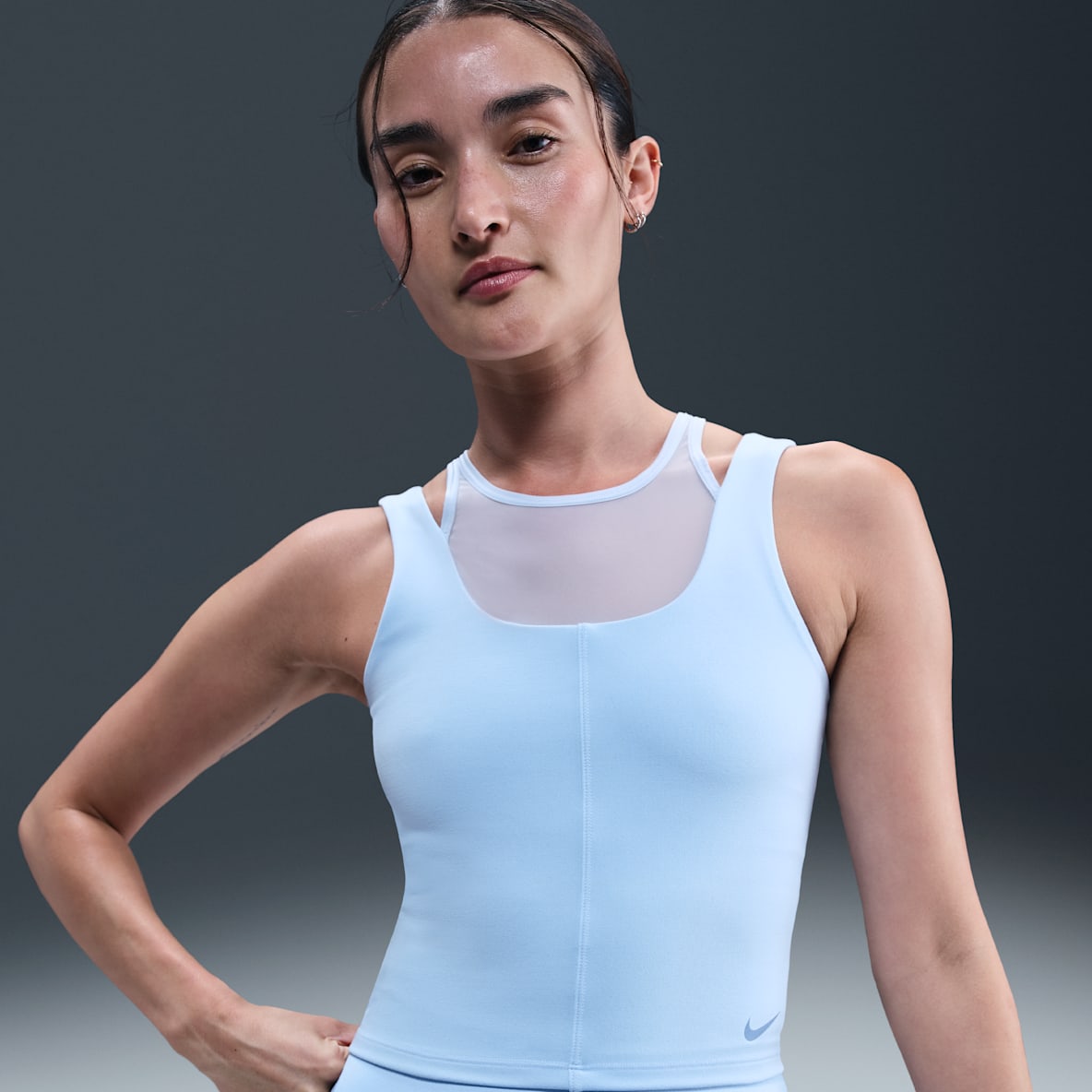 Nike One Fitted Nike One Fitted Women's Dri-FIT Cropped Tank Top