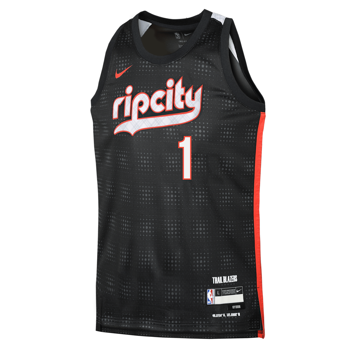 Anfernee Simons Portland Trail Blazers 2024/25 City Edition Anfernee Simons Portland Trail Blazers 2024/25 City Edition Big Kids' Nike Dri-FIT NBA Swingman Jersey