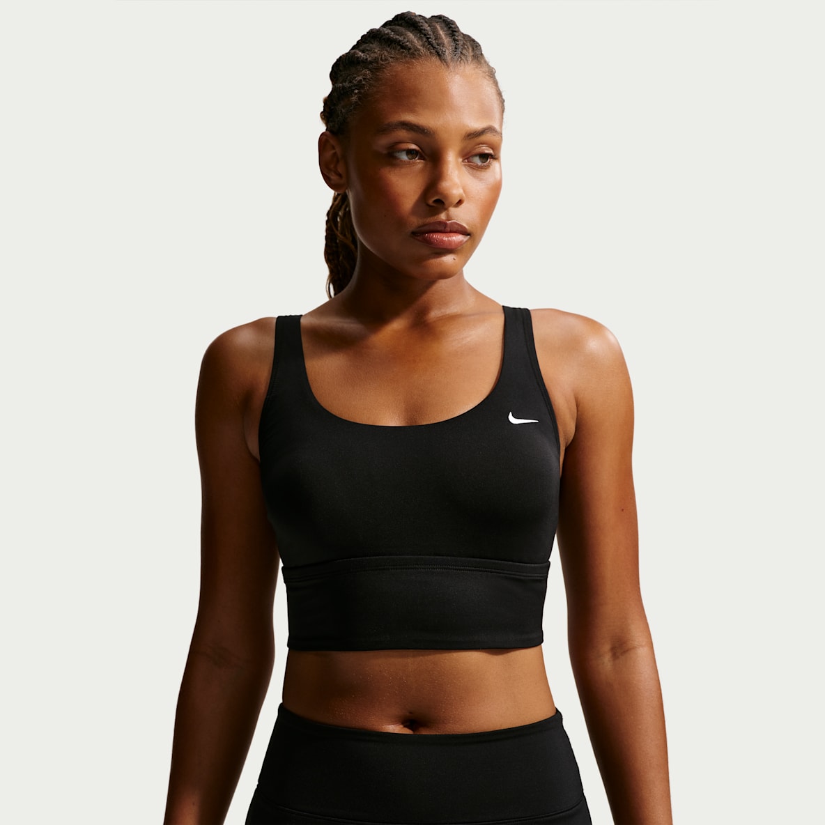 Nike Swim Midkini con cuello en forma de U para mujer