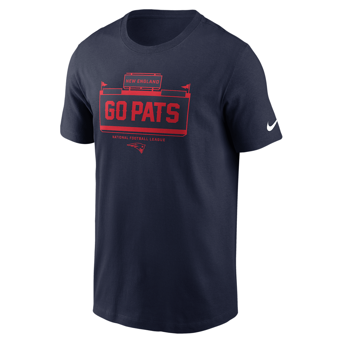 New England Patriots Local Essential Playera Nike de la NFL para hombre