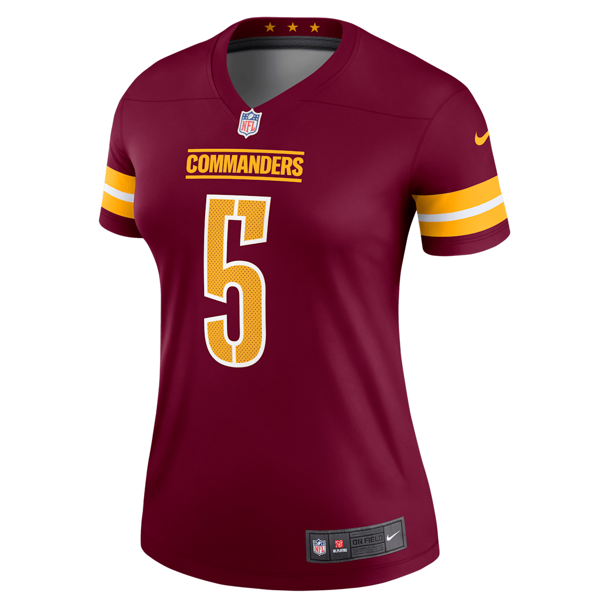 Jayden Daniels Washington Commanders Jayden Daniels Washington Commanders Women's Nike Dri-FIT NFL Legend Jersey