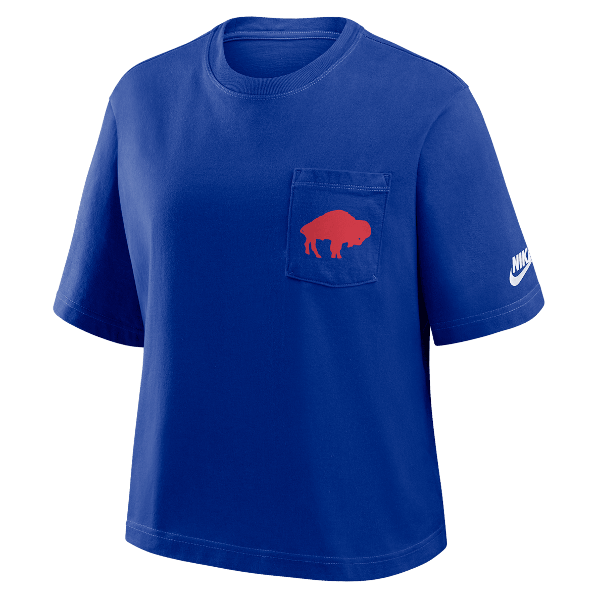 Buffalo Bills Rewind Pocket Boxy Buffalo Bills Rewind Pocket Boxy Women's Nike NFL T-Shirt