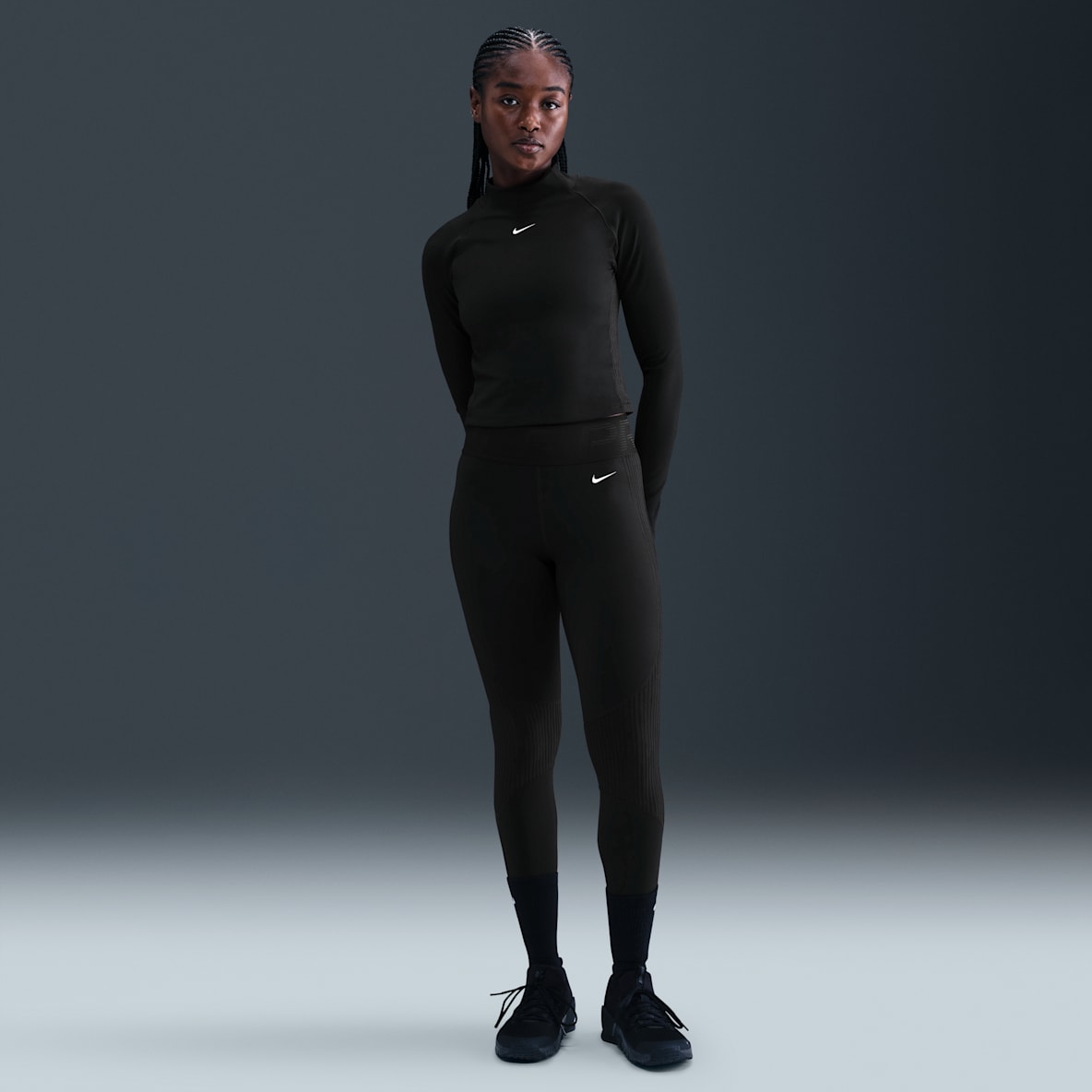 Nike Pro Nike Pro Damen-Leggings mit hohem Bund