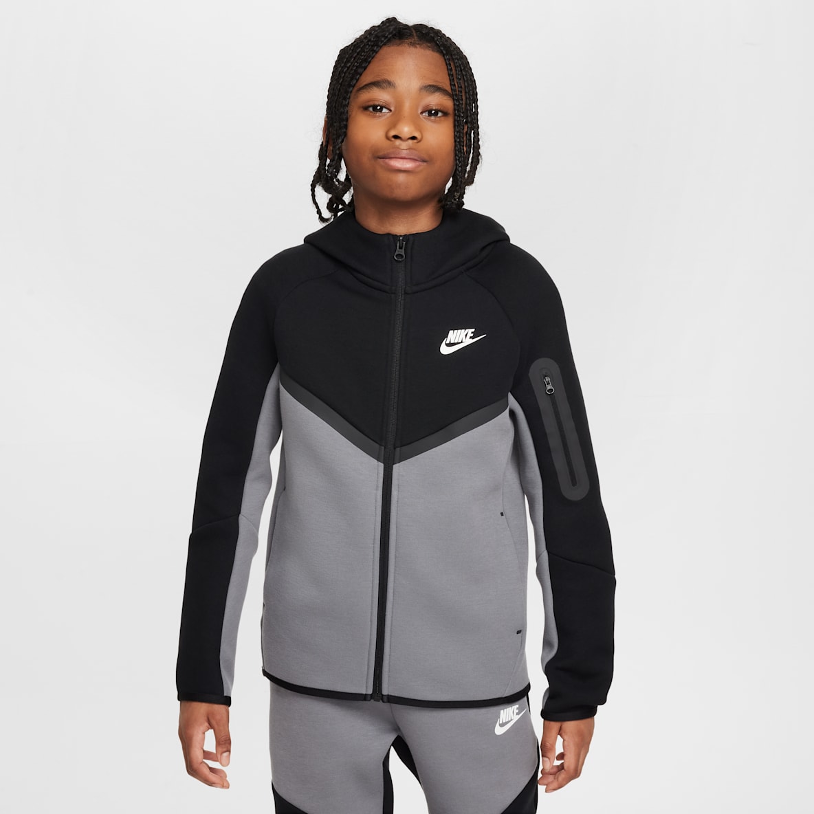 Nike Sportswear Tech Fleece Nike Sportswear Tech Fleece Hoodie com fecho completo Júnior