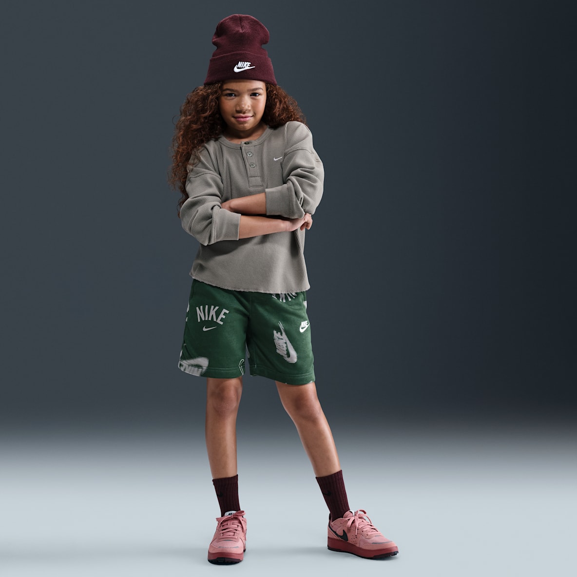 Nike Sportswear Club Big Kids' French Terry Shorts