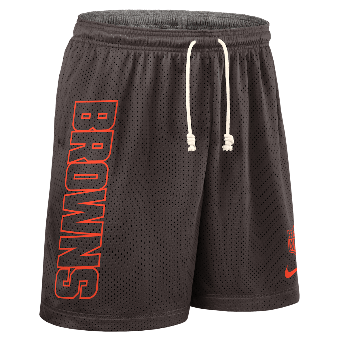 Cleveland Browns Sideline Reversible Cleveland Browns Sideline Reversible Shorts Nike Dri-FIT de la NFL para hombre