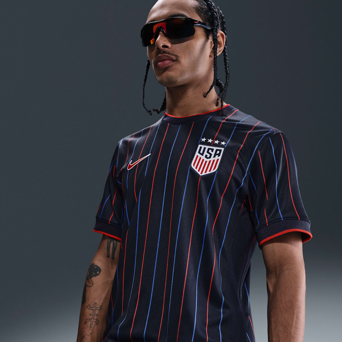 USWNT 2025 Stadium Away (Women's Team) USWNT 2025 Stadium Away (Women's Team) Men's Nike Dri-FIT Soccer Replica Jersey