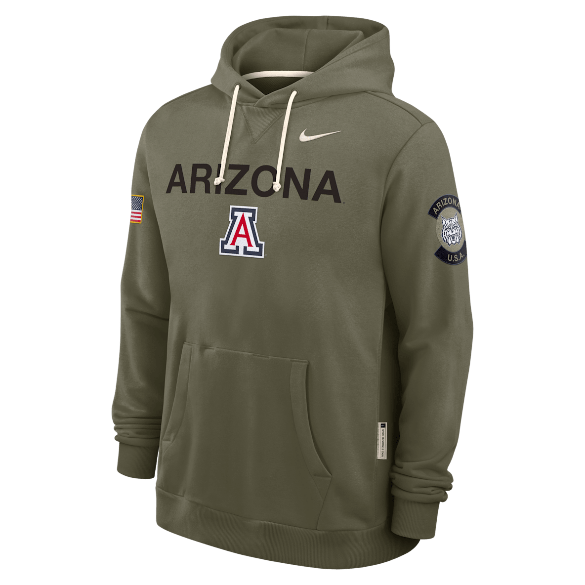 Arizona 2025 Military Appreciation Arizona 2025 Military Appreciation Men's Nike Dri-FIT College Pullover Hoodie