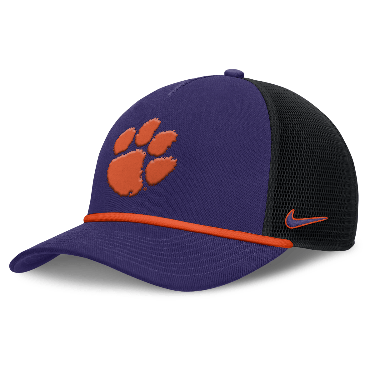 Clemson Primetime Rise Men's Nike College Trucker Adjustable Hat