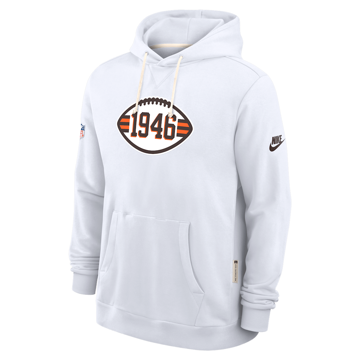 Cleveland Browns Alt Offensive Set Play Sideline Cleveland Browns Alt Offensive Set Play Sideline Men's Nike Dri-FIT NFL Pullover Hoodie