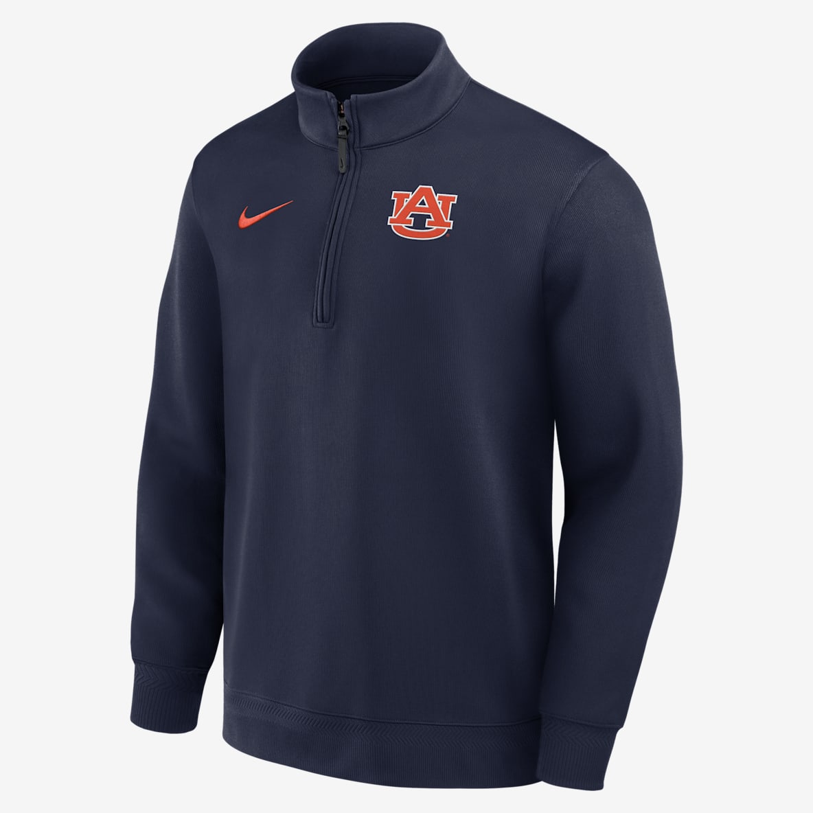 Auburn Coaches Auburn Coaches Playera de manga larga universitaria Nike Dri-FIT de medio cierre para hombre
