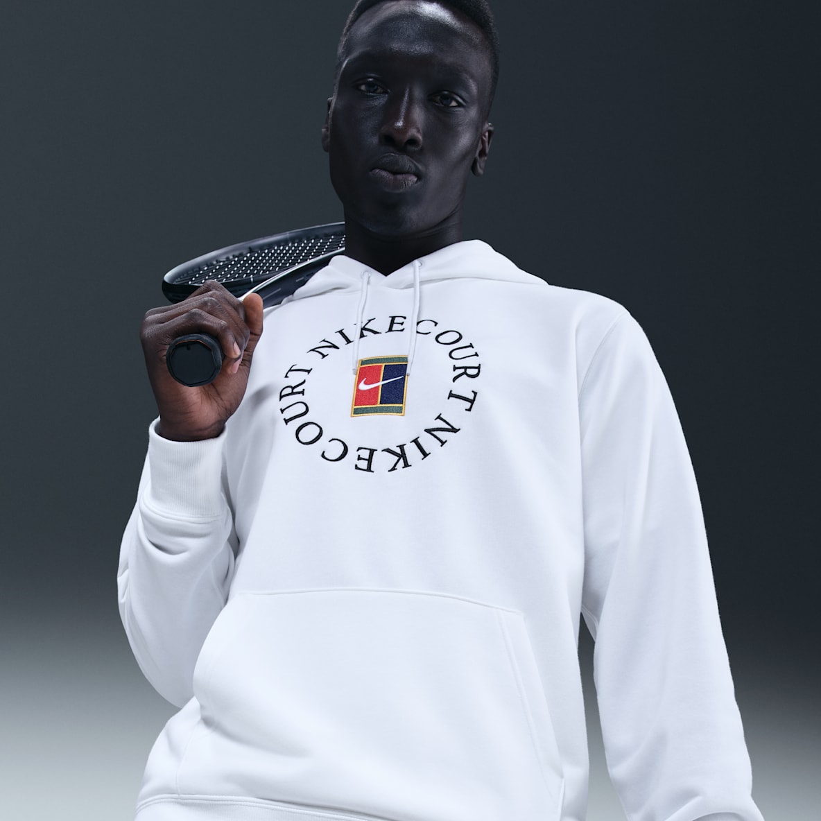 NikeCourt Heritage NikeCourt Heritage Felpa pullover da tennis in French Terry con cappuccio Dri-FIT – Uomo