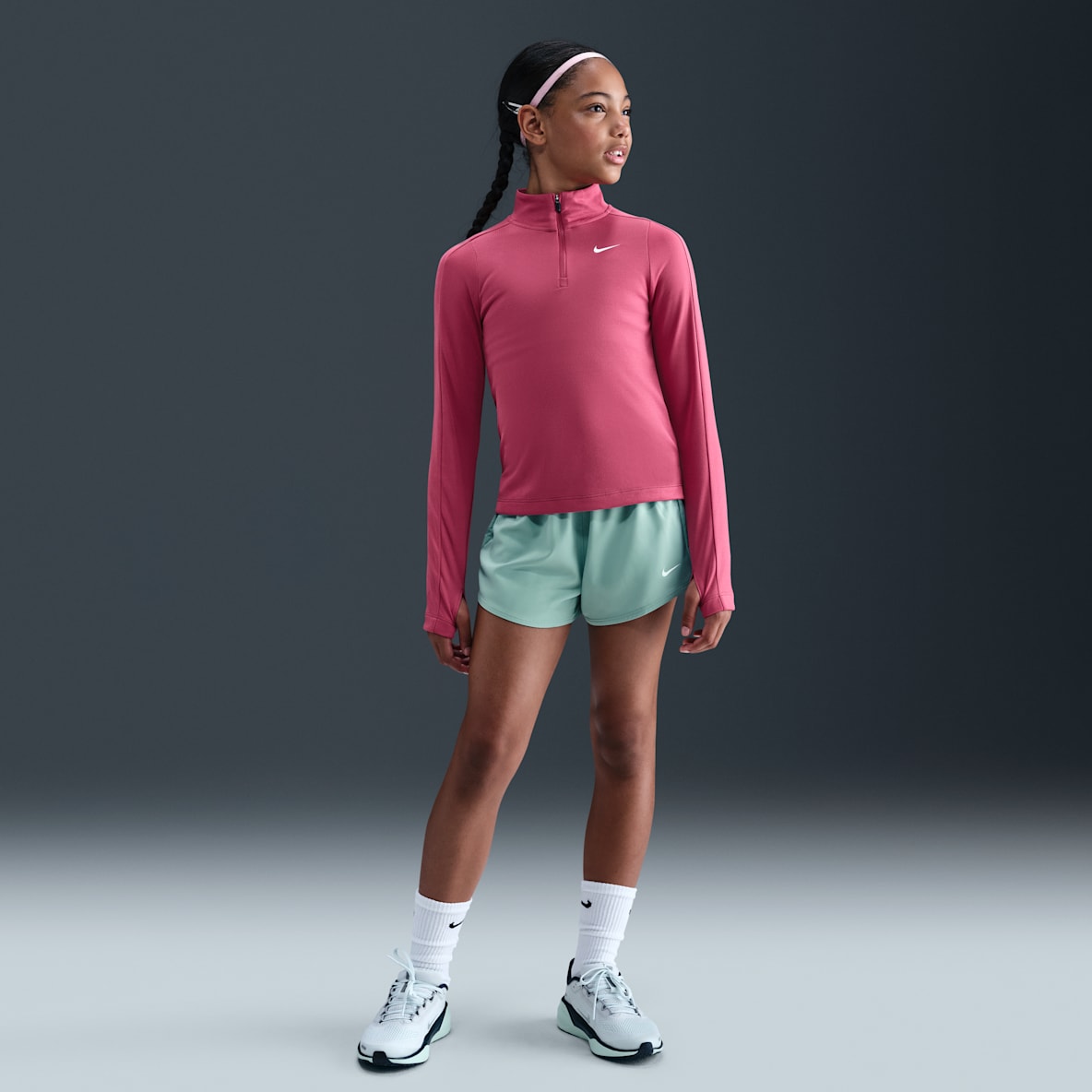 Nike One Nike One Shorts Dri-FIT de 8 cm 2 en 1 para niña