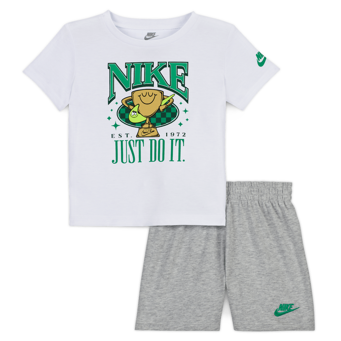 Nike Ace Your Game Nike Ace Your Game Conjunto de playera y shorts de tela de punto para bebé (12-24 meses)