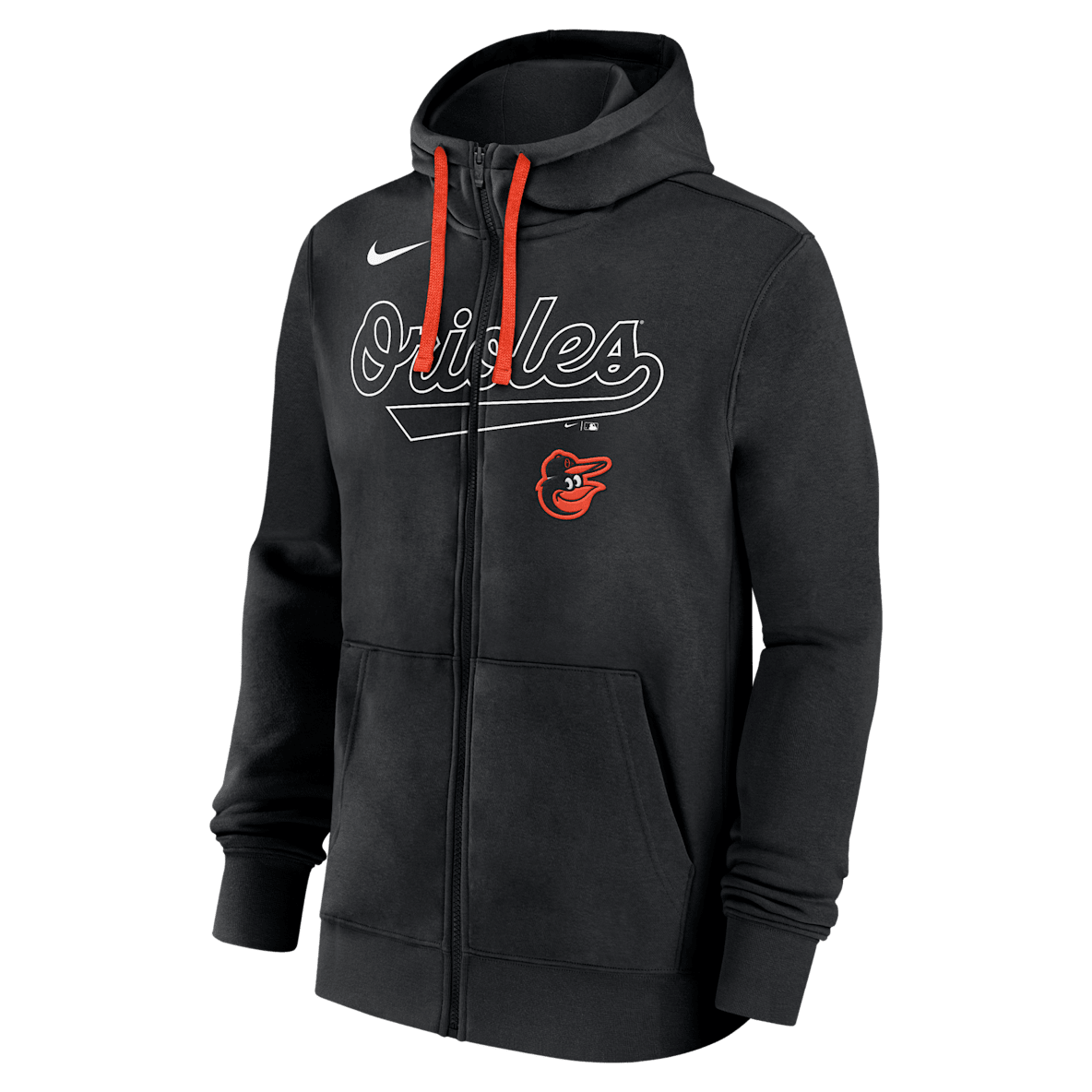 Baltimore Orioles Knockout Script Baltimore Orioles Knockout Script Men's Nike MLB Full-Zip Hoodie
