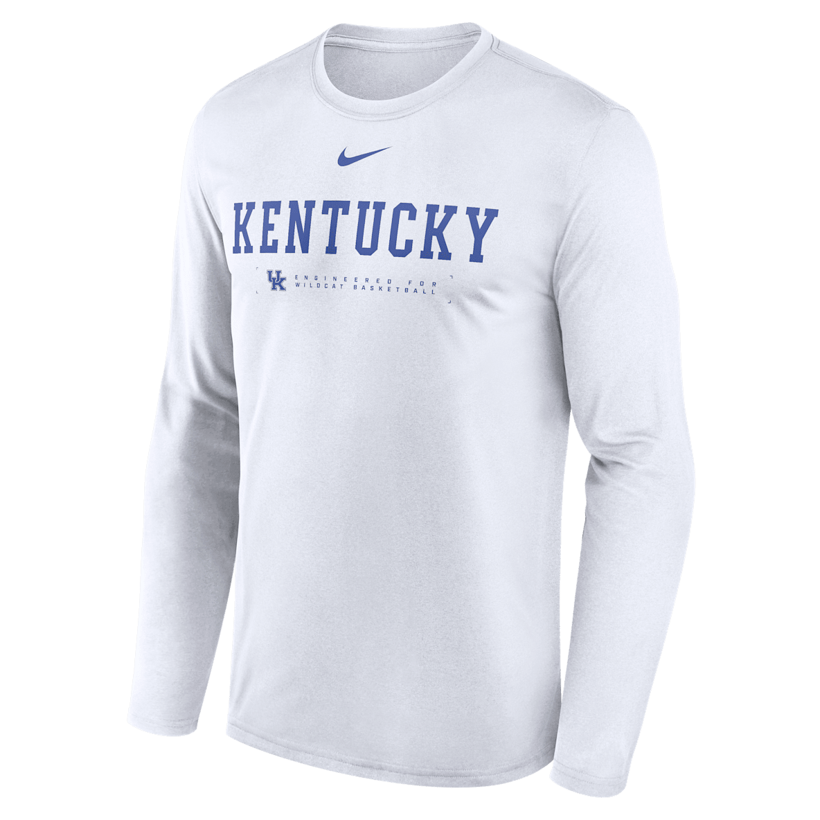 Kentucky Courtside Basketball Shootaround Legend Kentucky Courtside Basketball Shootaround Legend Men's Nike Dri-FIT College Long-Sleeve T-Shirt