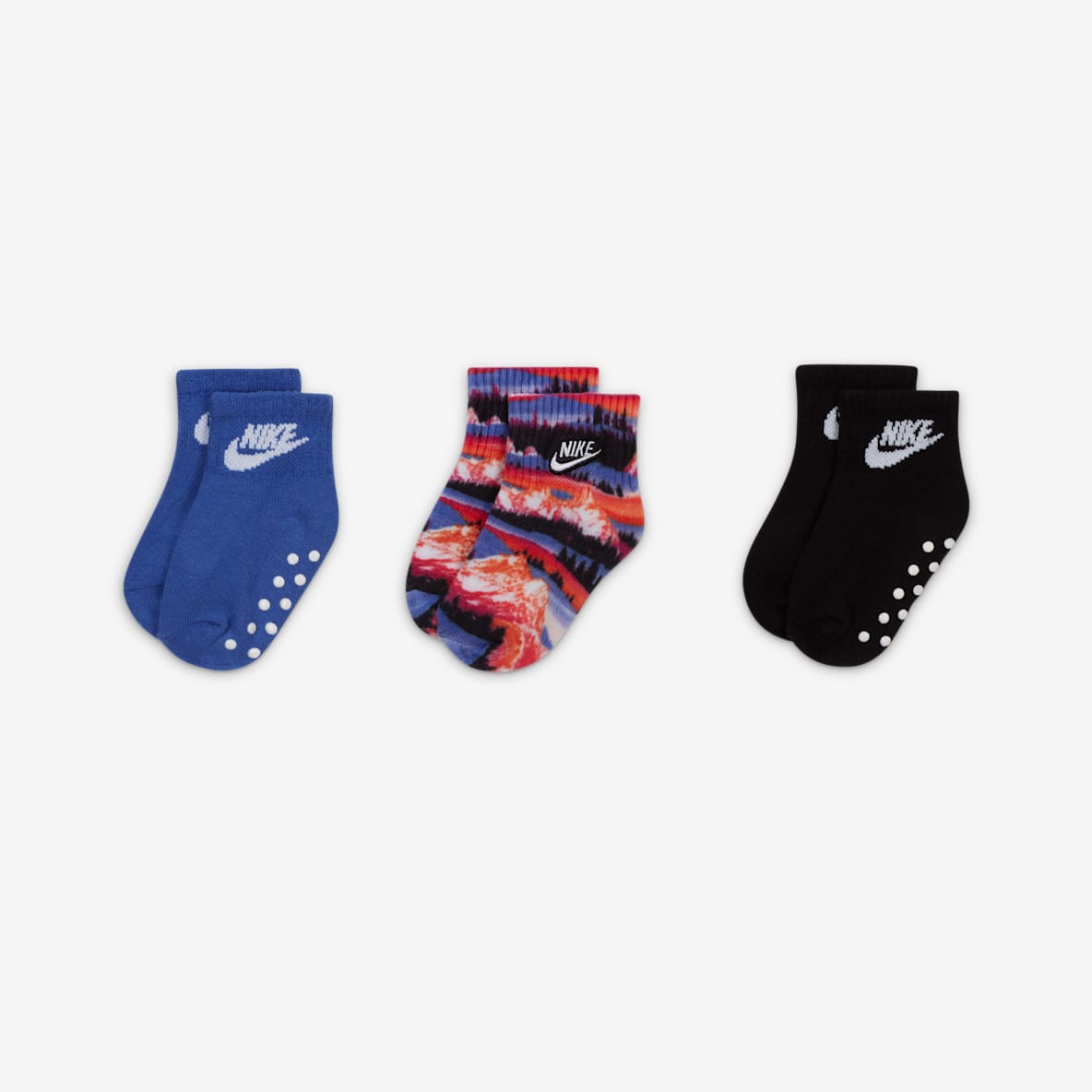Nike Snow Day Grip Socks (3 Pairs) Nike Snow Day Grip Socks (3 Pairs) Baby Socks