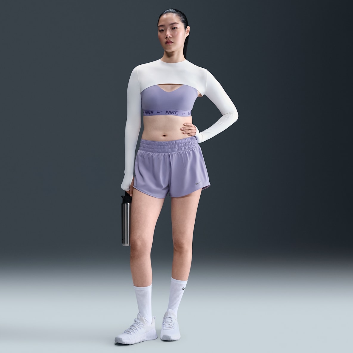 Nike Dri-FIT One Women's Mid-rise 8cm (approx.) Brief-Lined Shorts