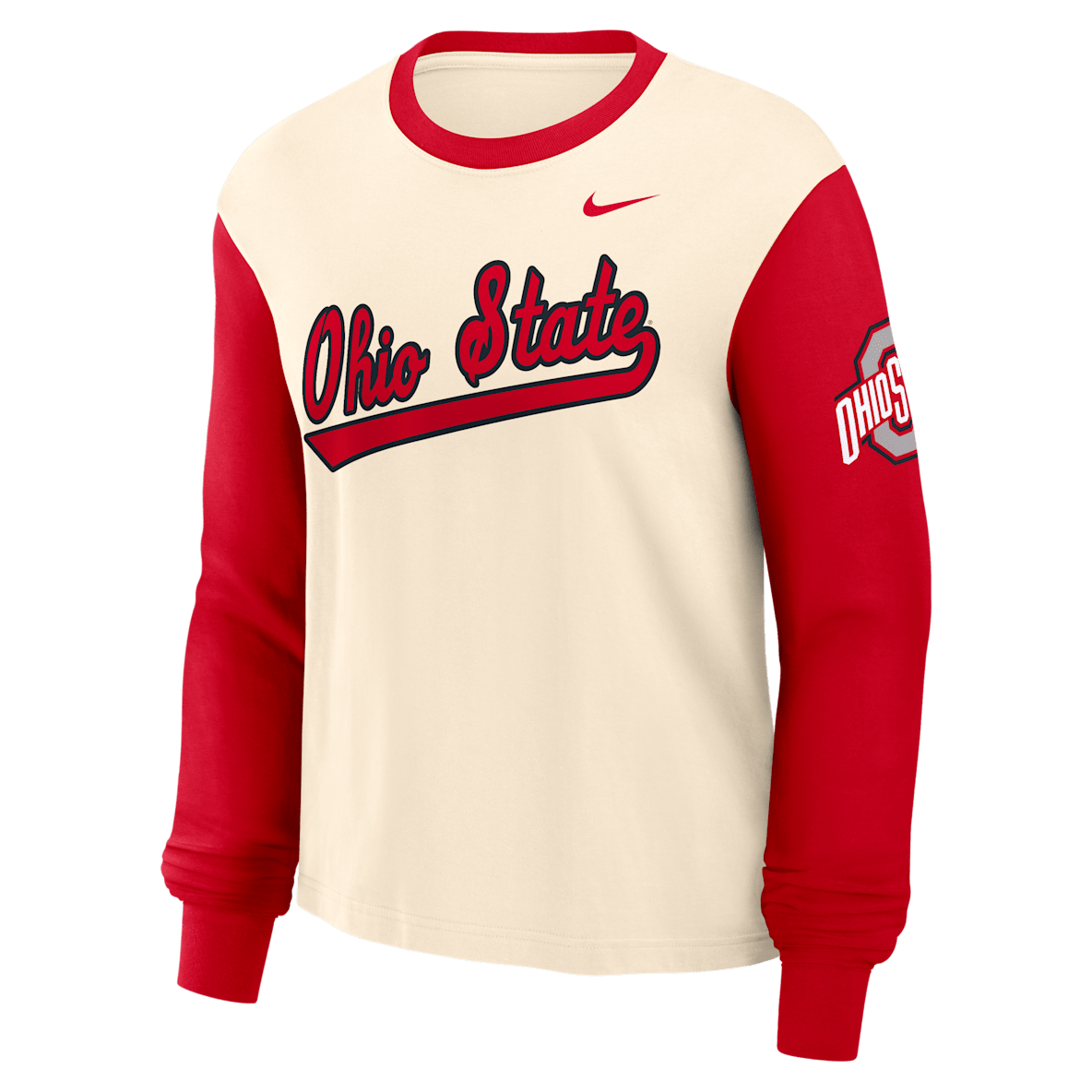 Ohio State Buckeyes Boxy Ohio State Buckeyes Boxy Women's Nike College Long-Sleeve T-Shirt