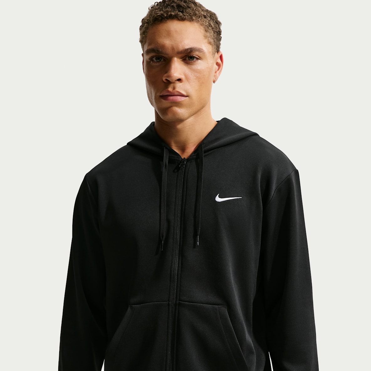 Nike Hyverse Sudadera con gorro de tejido Fleece Dri-FIT UV de cierre completo para hombre