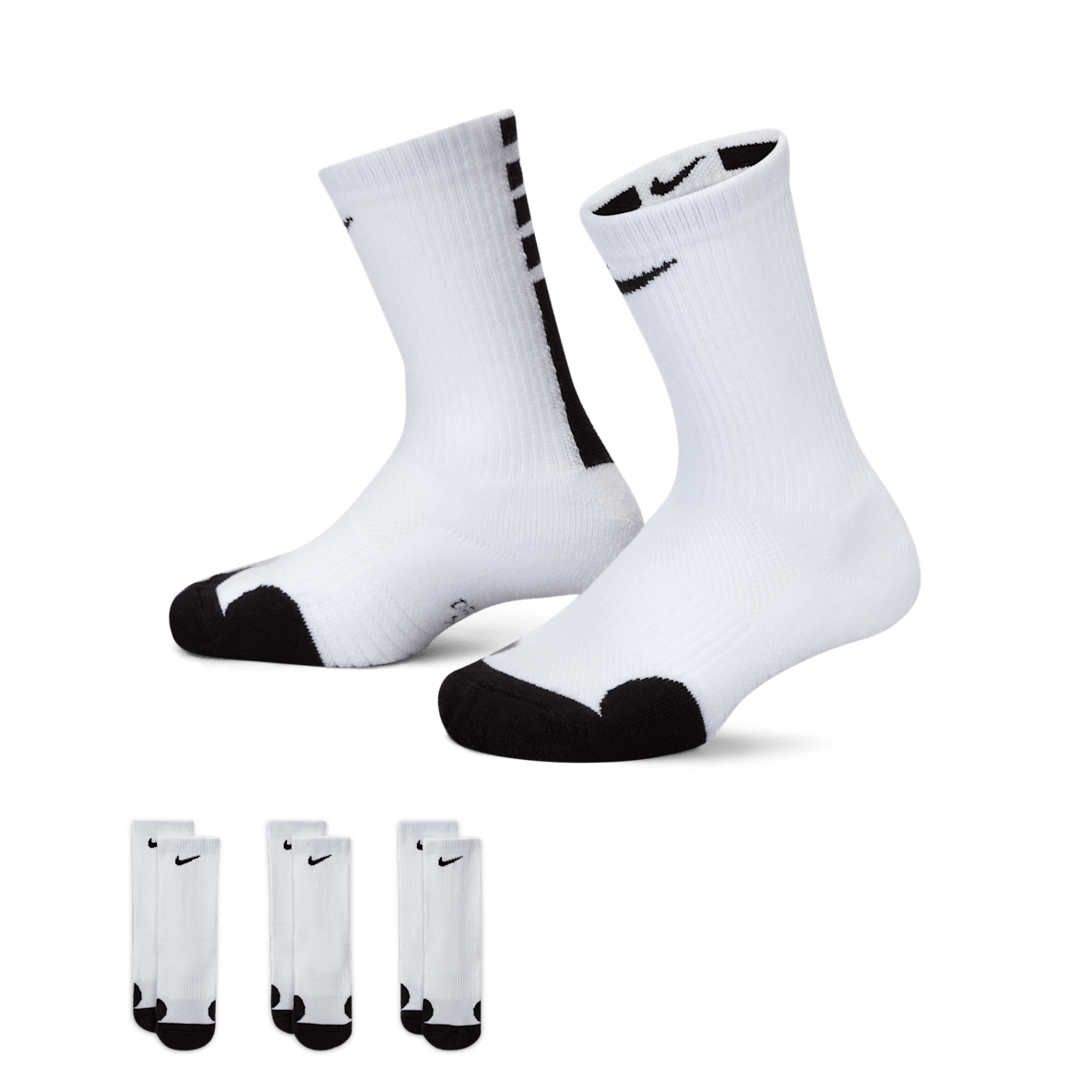 Nike Dri-FIT Elite Nike Dri-FIT Elite Little Kids' Crew Socks (3 Pairs)