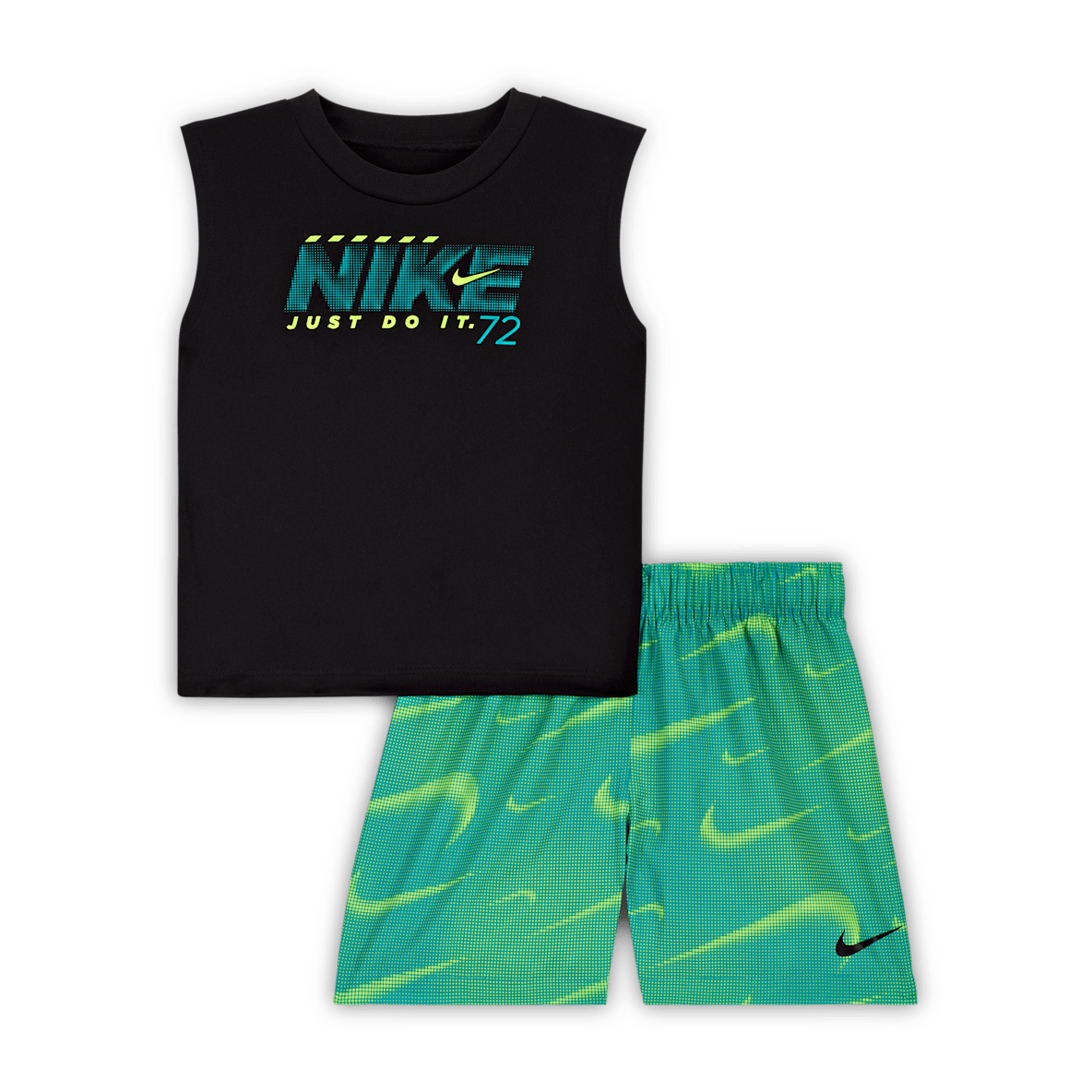 Nike Dri-FIT Nike Dri-FIT Baby (12-24M) Rhythm Printed 2-Piece Shorts Set