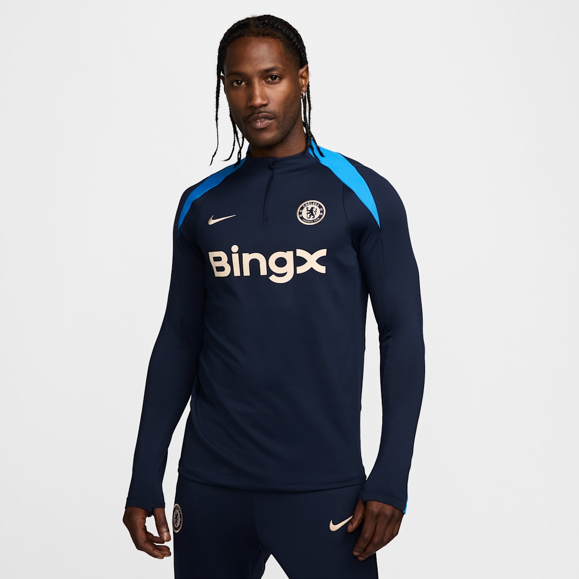 Chelsea FC Strike Chelsea FC Strike Fotbollsträningströja Nike Dri-FIT för män