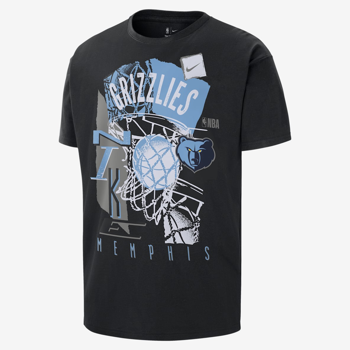 Memphis Grizzlies Courtside Memphis Grizzlies Courtside Nike NBA Vintage T-Shirt (Herren)