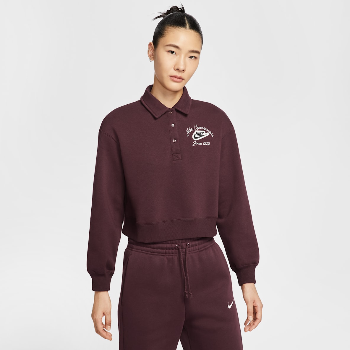Nike Sportswear Phoenix Fleece Nike Sportswear Phoenix Fleece Women's Loose Collared Pull-Over Top