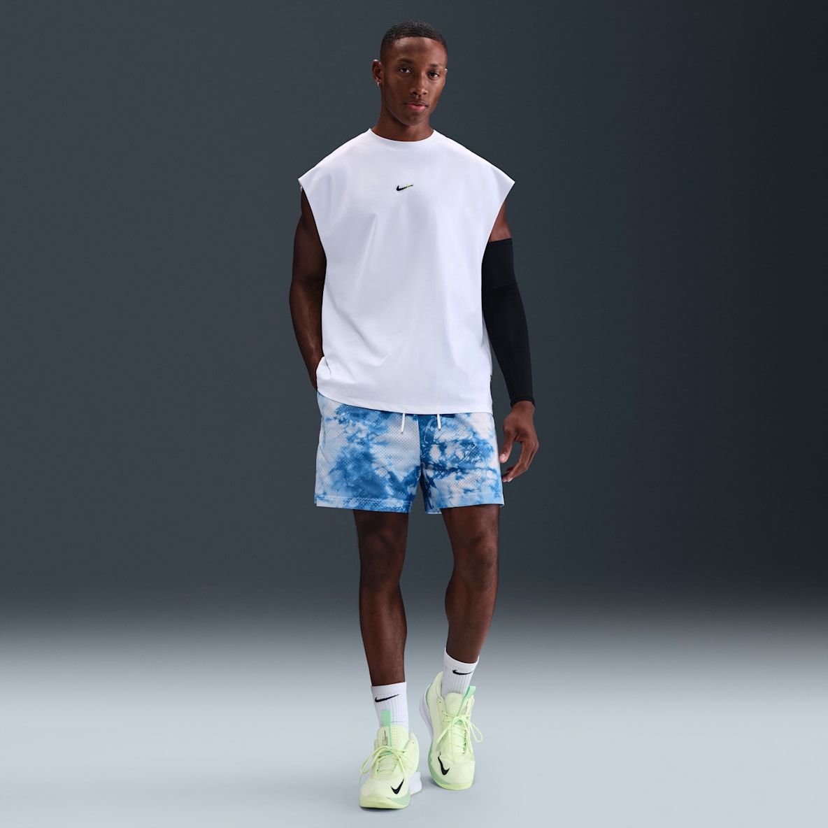 Nike Nike Dri-FIT Trainings-Basketballshorts aus Mesh (ca. 13 cm) (Herren)