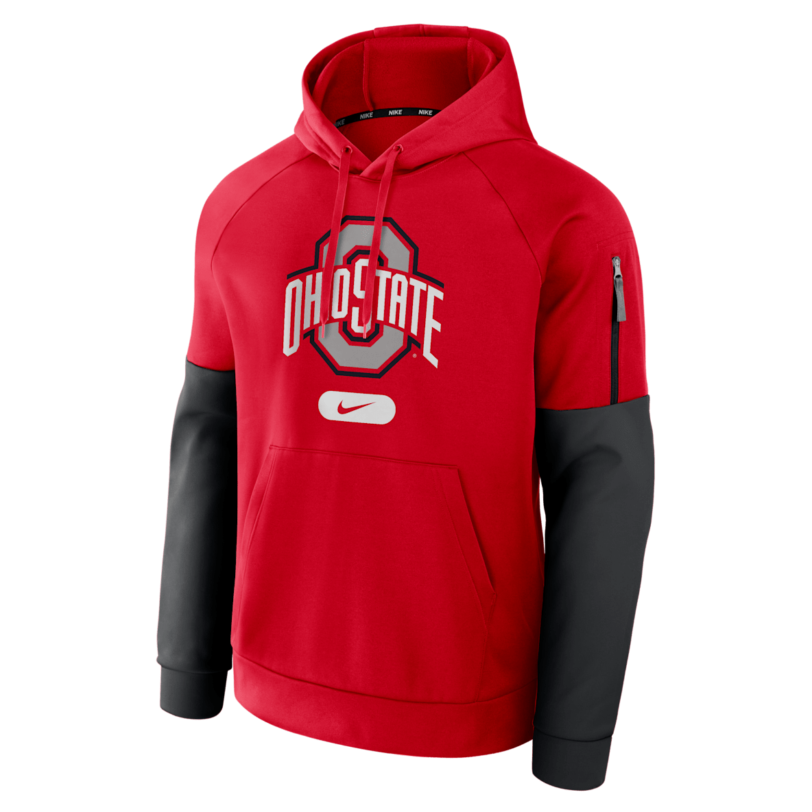 Ohio State Buckeyes Fitness Ohio State Buckeyes Fitness Men’s Nike Therma College Pullover Hoodie