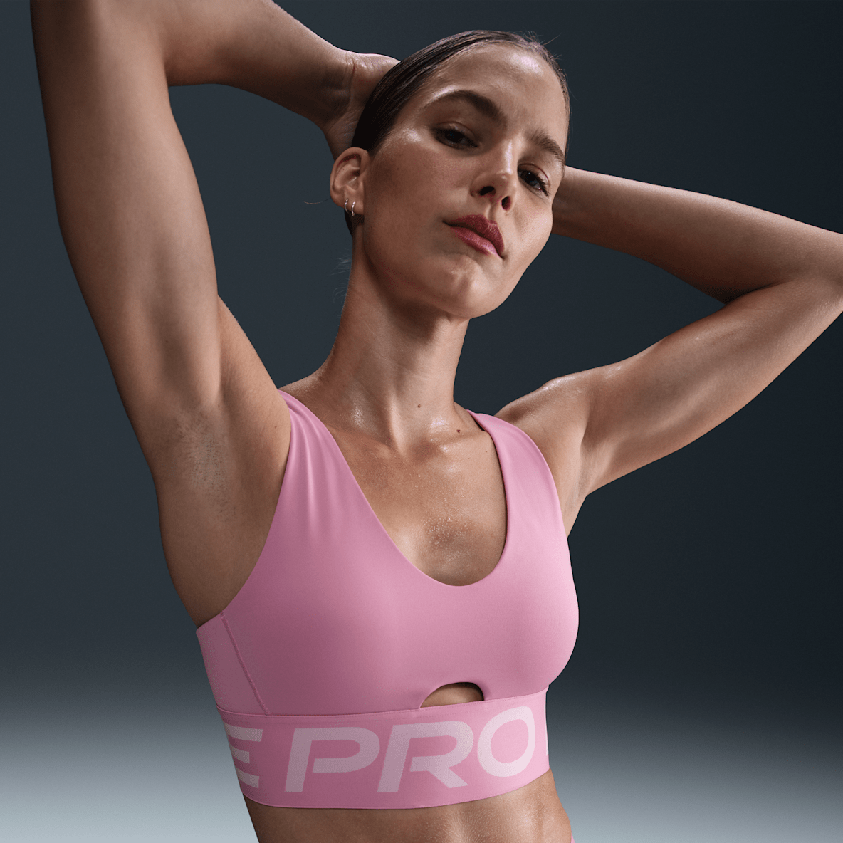 Nike Pro Indy Plunge Nike Pro Indy Plunge Women's Medium-Support Padded Sports Bra
