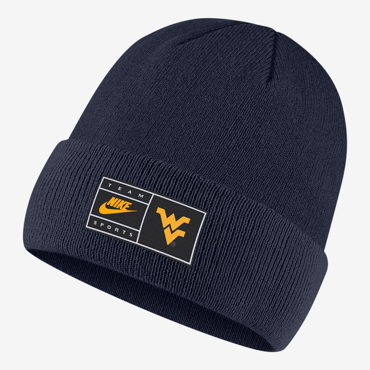 West Virginia University West Virginia University Gorro con dobladillo universitario Nike