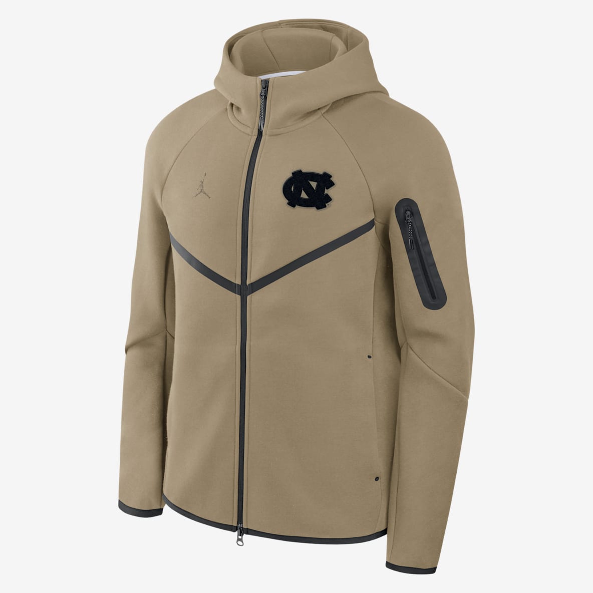 North Carolina Tech Fleece Windrunner North Carolina Tech Fleece Windrunner Men's Jordan Brand College Full-Zip Hooded Jacket