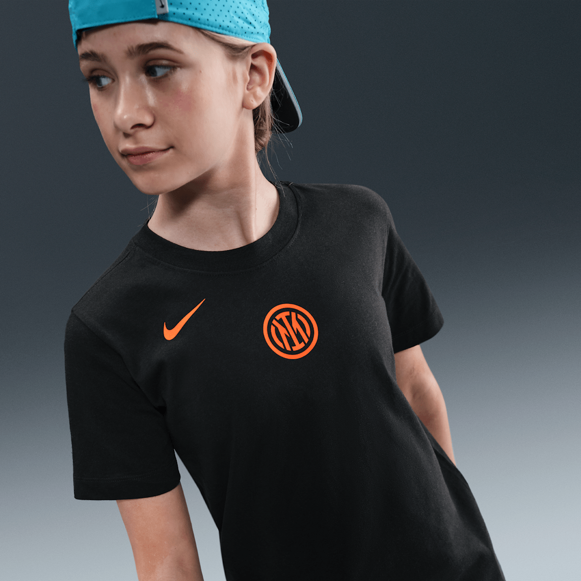 Inter Milan Inter Milan Nike Total 90 futballpóló nagyobb gyerekeknek