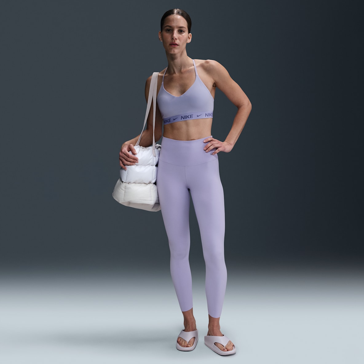 Nike Zenvy Nike Zenvy Leggings i 7/8 lengde med høyt liv til dame